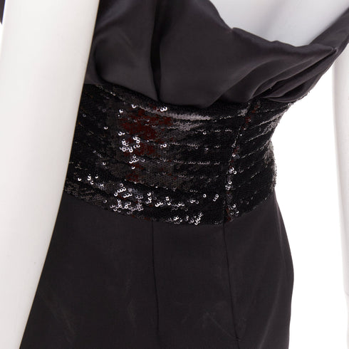 Women's Alexandre Vauthier Satin Sequin Mini Dress