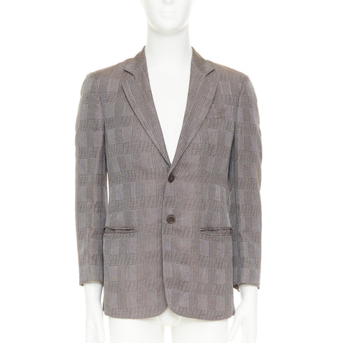 Men's Giorgio Armani Houndstooth Plaid Blazer
