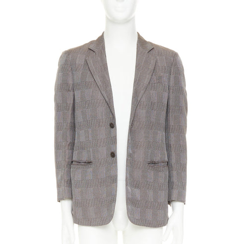 Men's Giorgio Armani Houndstooth Plaid Blazer