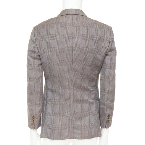 Men's Giorgio Armani Houndstooth Plaid Blazer