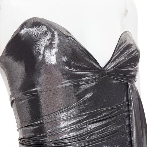 Women's Alexandre Vauthier Lame Drape Dress