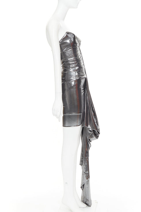 Women's Alexandre Vauthier Lame Drape Dress