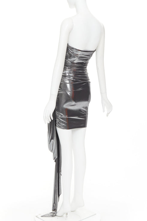 Women's Alexandre Vauthier Lame Drape Dress