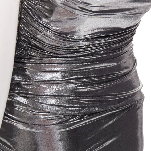 Women's Alexandre Vauthier Lame Drape Dress