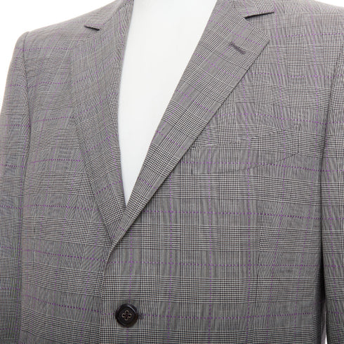 Men's Etro Houndstooth Single Breasted Blazer