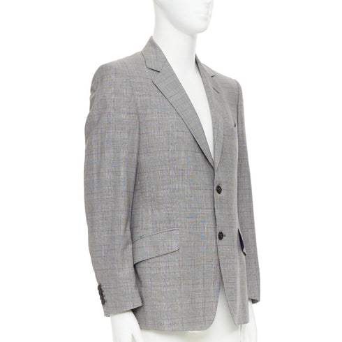 Men's Etro Houndstooth Single Breasted Blazer
