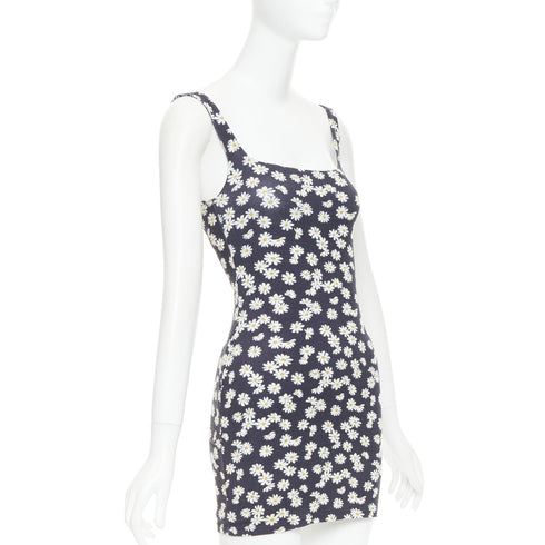 Women's Reformation Becky Daisy Print Mini Dress