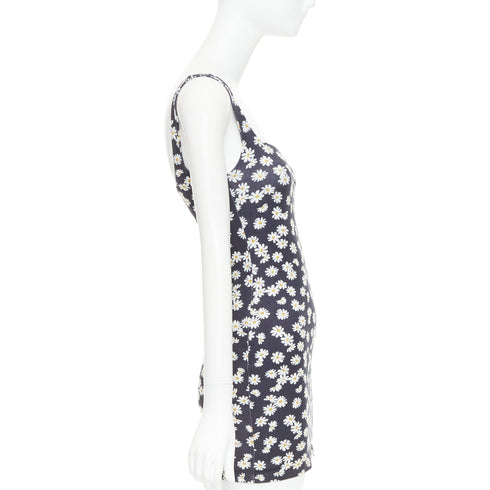 Women's Reformation Becky Daisy Print Mini Dress