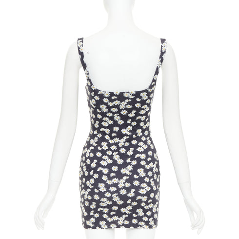 Women's Reformation Becky Daisy Print Mini Dress
