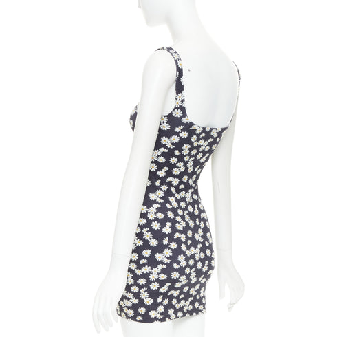 Women's Reformation Becky Daisy Print Mini Dress