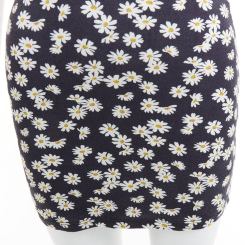 Women's Reformation Becky Daisy Print Mini Dress