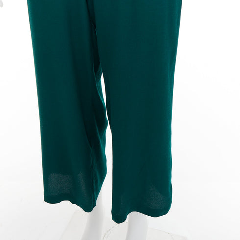 Women's Reformation Forest Green Cropped Jumpsuit