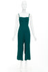 Women's Reformation Forest Green Cropped Jumpsuit