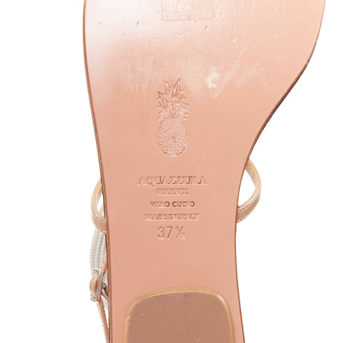 Women's Aquazzura Leather Flat Sandals