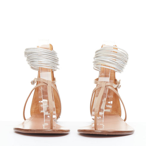 Women's Aquazzura Leather Flat Sandals