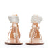 Women's Aquazzura Leather Flat Sandals