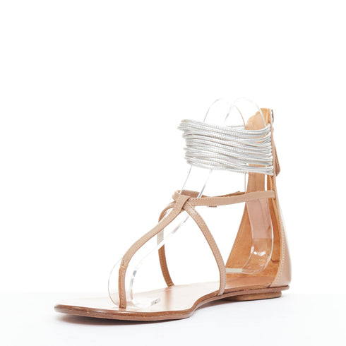 Women's Aquazzura Leather Flat Sandals
