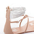 Women's Aquazzura Leather Flat Sandals