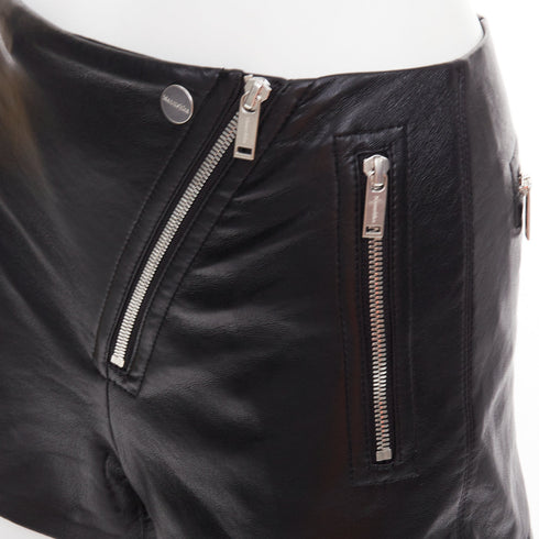 Women's Nanushka Faux Leather Biker Shorts