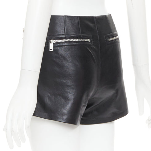 Women's Nanushka Faux Leather Biker Shorts