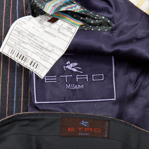Men's Etro Pinstripe Blazer Pants Set