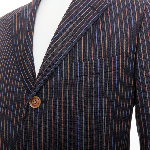 Men's Etro Pinstripe Blazer Pants Set