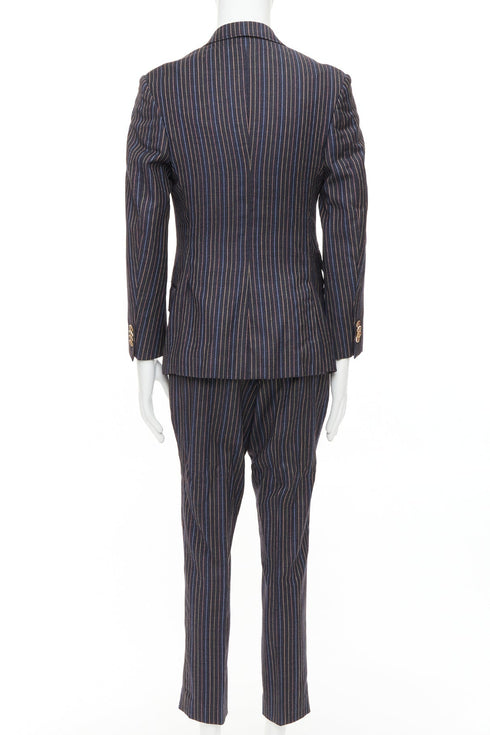 Men's Etro Pinstripe Blazer Pants Set