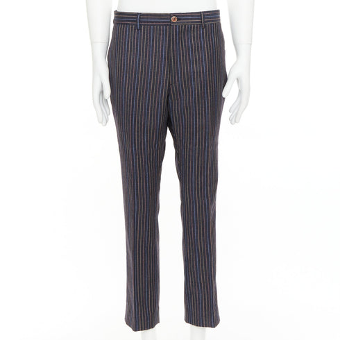 Men's Etro Pinstripe Blazer Pants Set