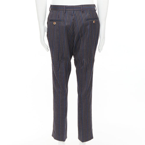 Men's Etro Pinstripe Blazer Pants Set