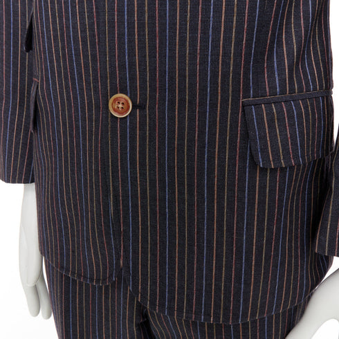 Men's Etro Pinstripe Blazer Pants Set