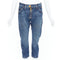 Women's Dsquared2 Crab Button Crop Denim Jeans