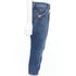 Women's Dsquared2 Crab Button Crop Denim Jeans