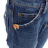 Women's Dsquared2 Crab Button Crop Denim Jeans