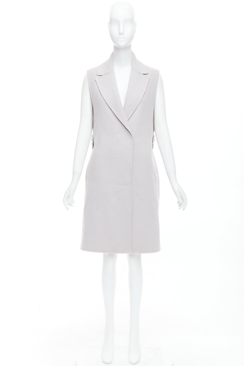 Women's Jil Sander Wool Blend Double Vest Coat