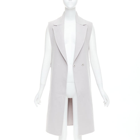 Women's Jil Sander Wool Blend Double Vest Coat