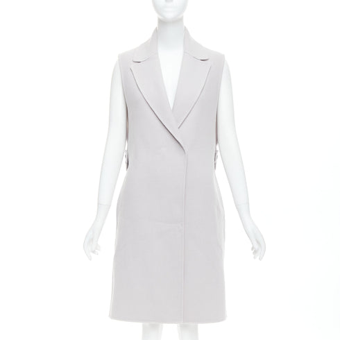 Women's Jil Sander Wool Blend Double Vest Coat
