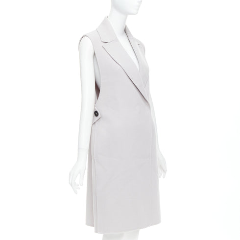Women's Jil Sander Wool Blend Double Vest Coat