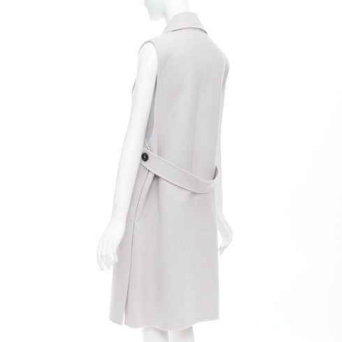 Women's Jil Sander Wool Blend Double Vest Coat