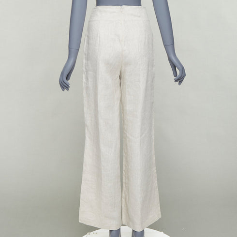 Women's Reformation Linen Crop Top Pants Set