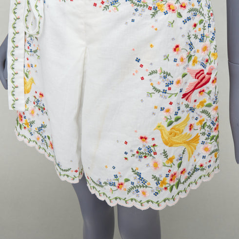 Women's Zimmermann Carnaby Linen Scallop Shorts