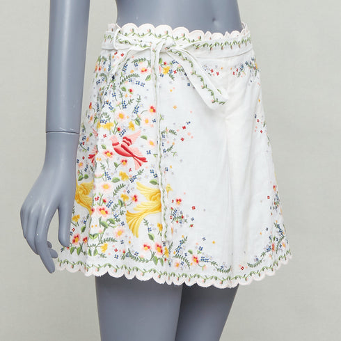 Women's Zimmermann Carnaby Linen Scallop Shorts