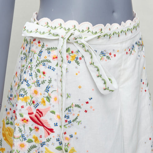 Women's Zimmermann Carnaby Linen Scallop Shorts