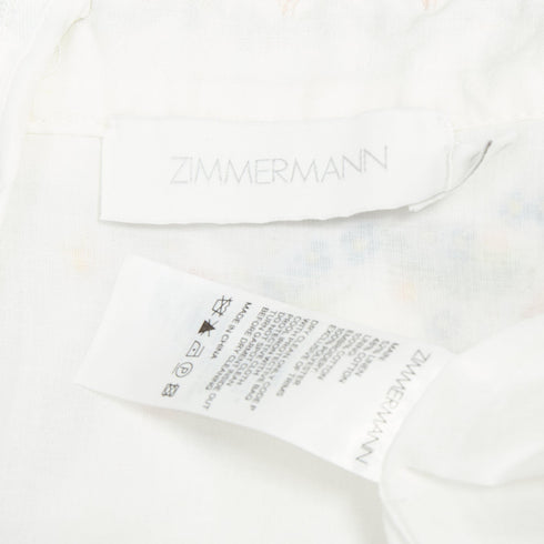 Women's Zimmermann Carnaby Linen Scallop Shorts