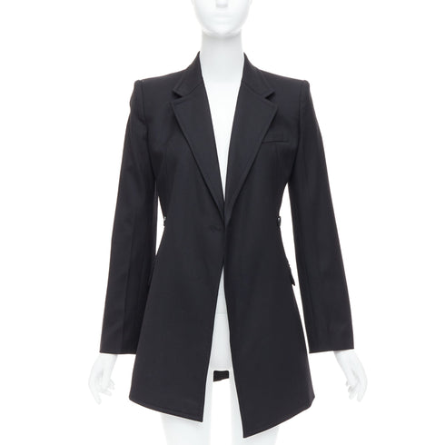 Women's Helmut Lang Wool Blend Twill Blazer