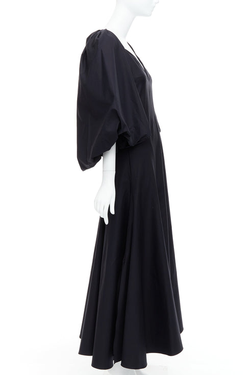 Women's Khaite Cotton Balloon Sleeve Midi Dress