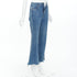 Women's Khaite Stone Washed Flare Cropped Jeans