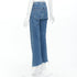 Women's Khaite Stone Washed Flare Cropped Jeans