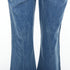 Women's Khaite Stone Washed Flare Cropped Jeans