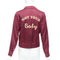 Women's Reformation Satin Embroidered Crop Jacket
