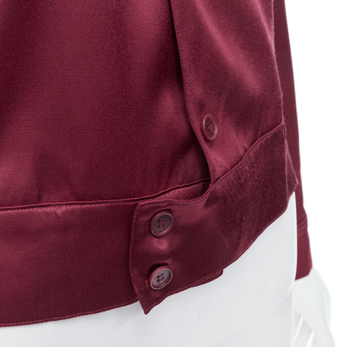 Women's Reformation Satin Embroidered Crop Jacket